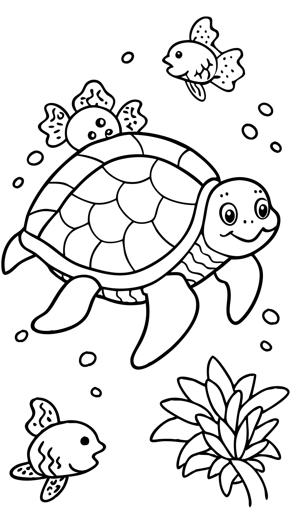 page de couleur de tortue de mer